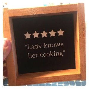 Farmhouse wood sign | kitchen sign cook gift